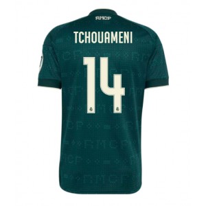 Real Madrid Aurelien Tchouameni #14 Jalkapallovaatteet Vieraspaita 2026-27 Lyhythihainen